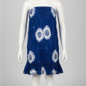 Chach strapless sequined swim coverup 8